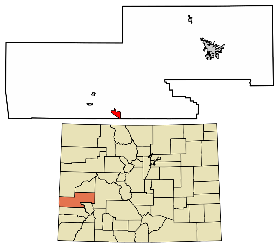 Locator map of Redvale