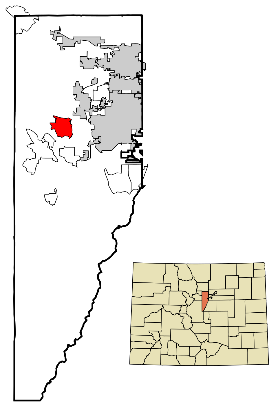 Locator map of Genesee