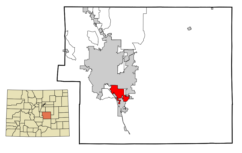 Locator map of Security-Widefield