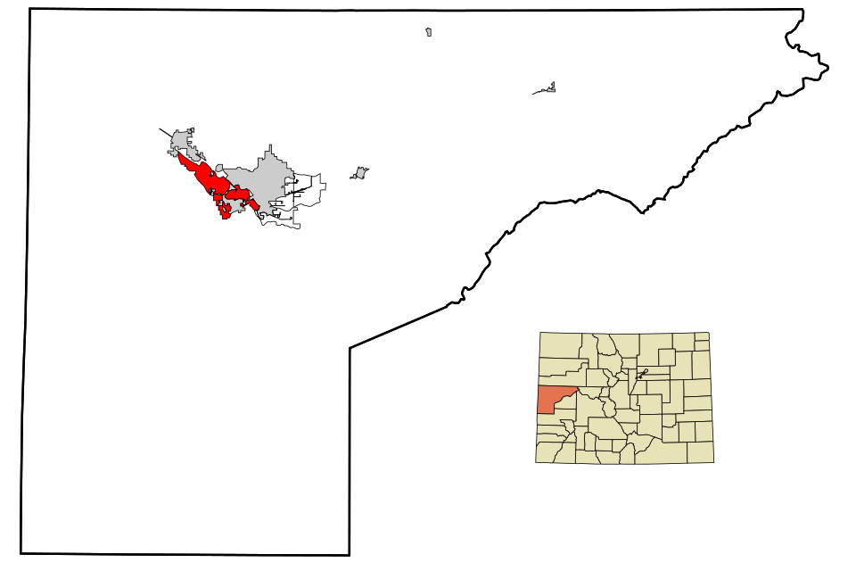 Locator map of Redlands