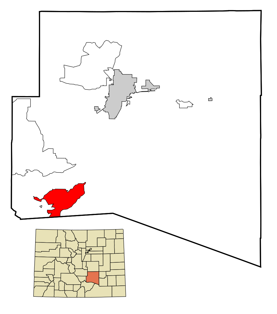 Locator map of Colorado