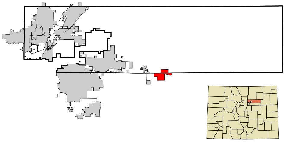 Locator map of Strasburg