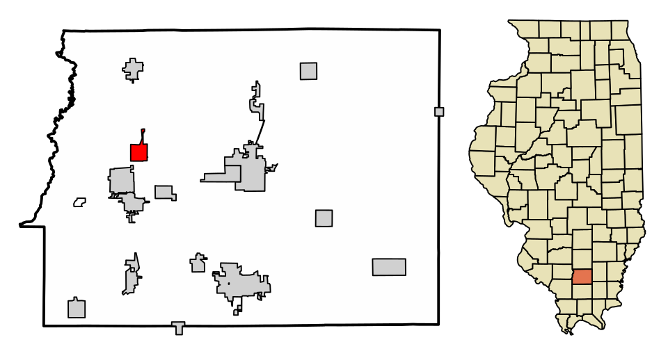 Locator map of Valier