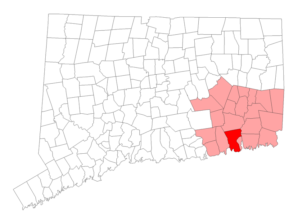 Locator map of Waterford