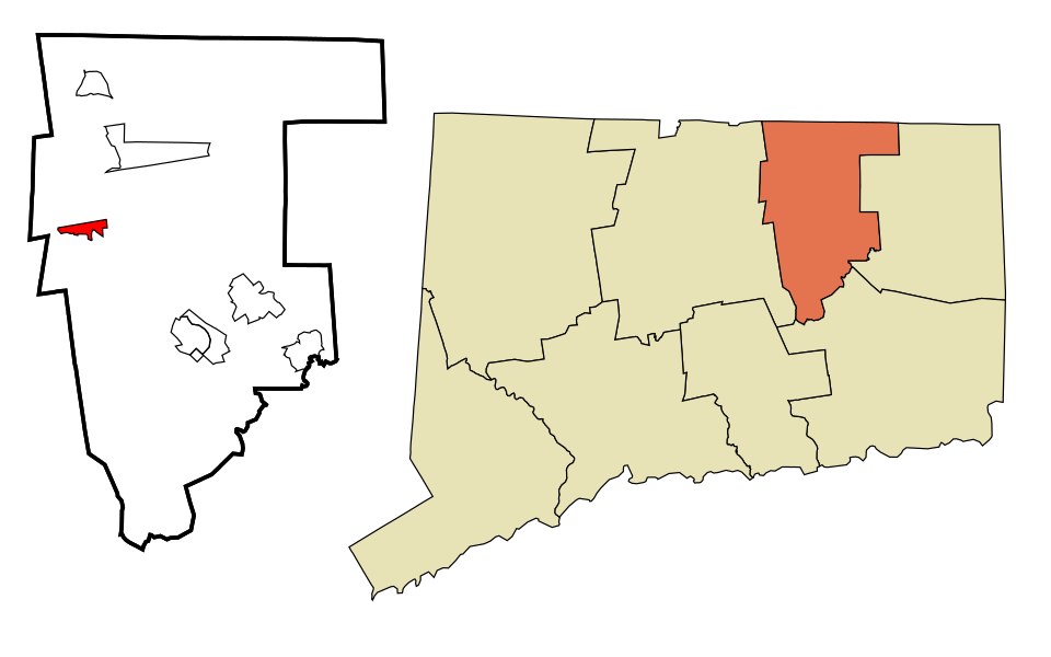 Locator map of Rockville