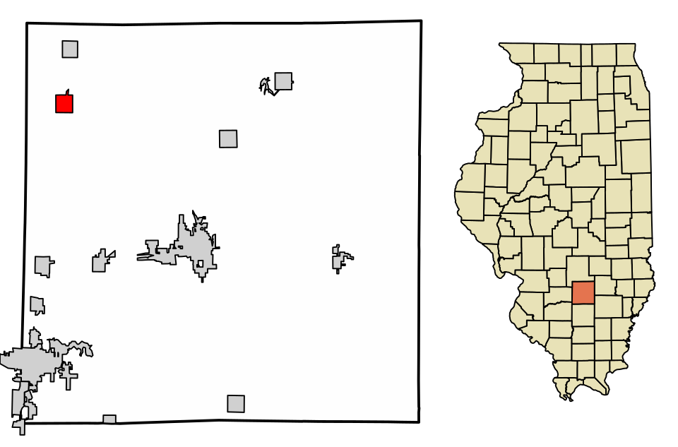 Locator map of Patoka