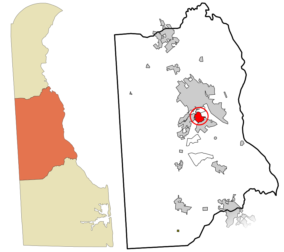 Map of Highland Acres