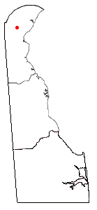 Locator map of Pike Creek