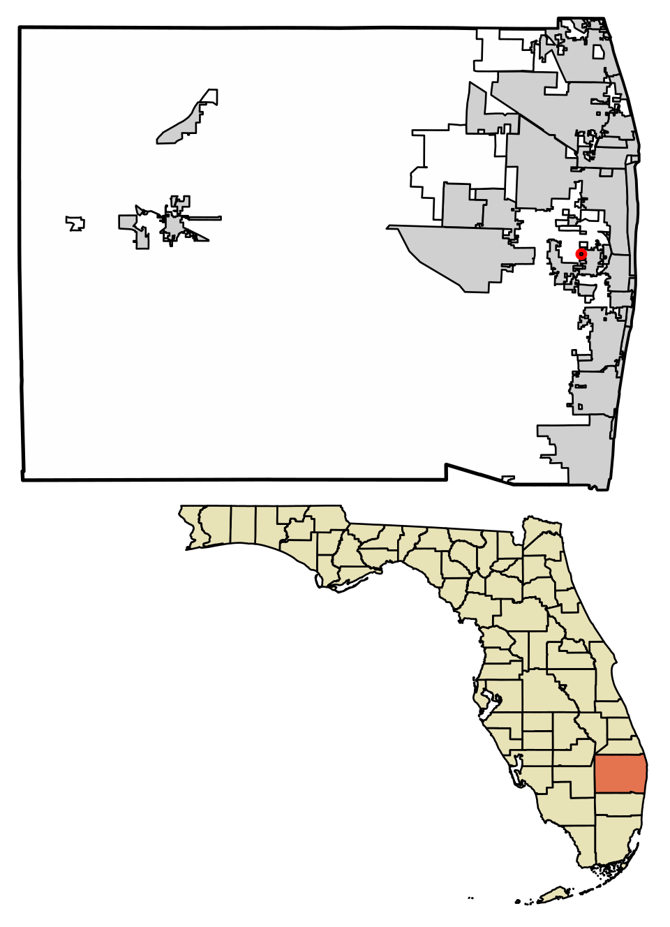 Locator map of Acacia Villas