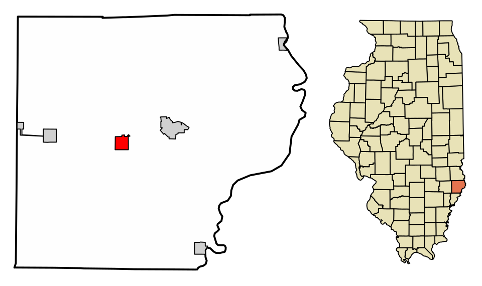 Locator map of Bridgeport