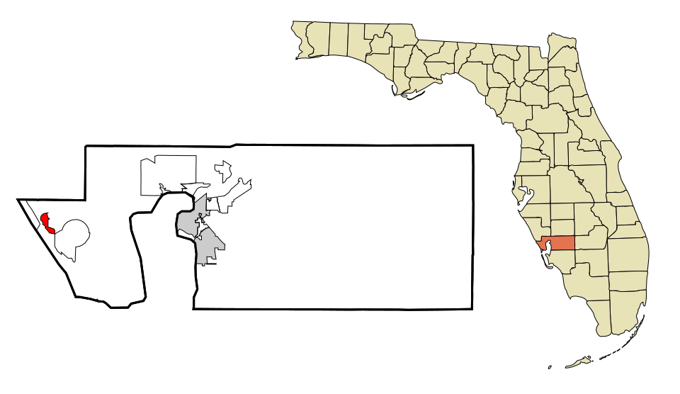 Locator map of Grove