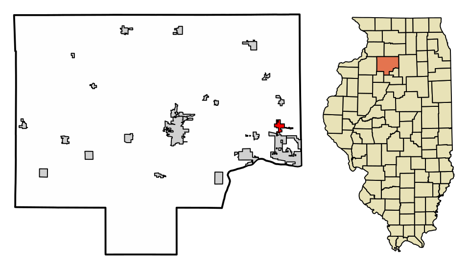 Locator map of Ladd