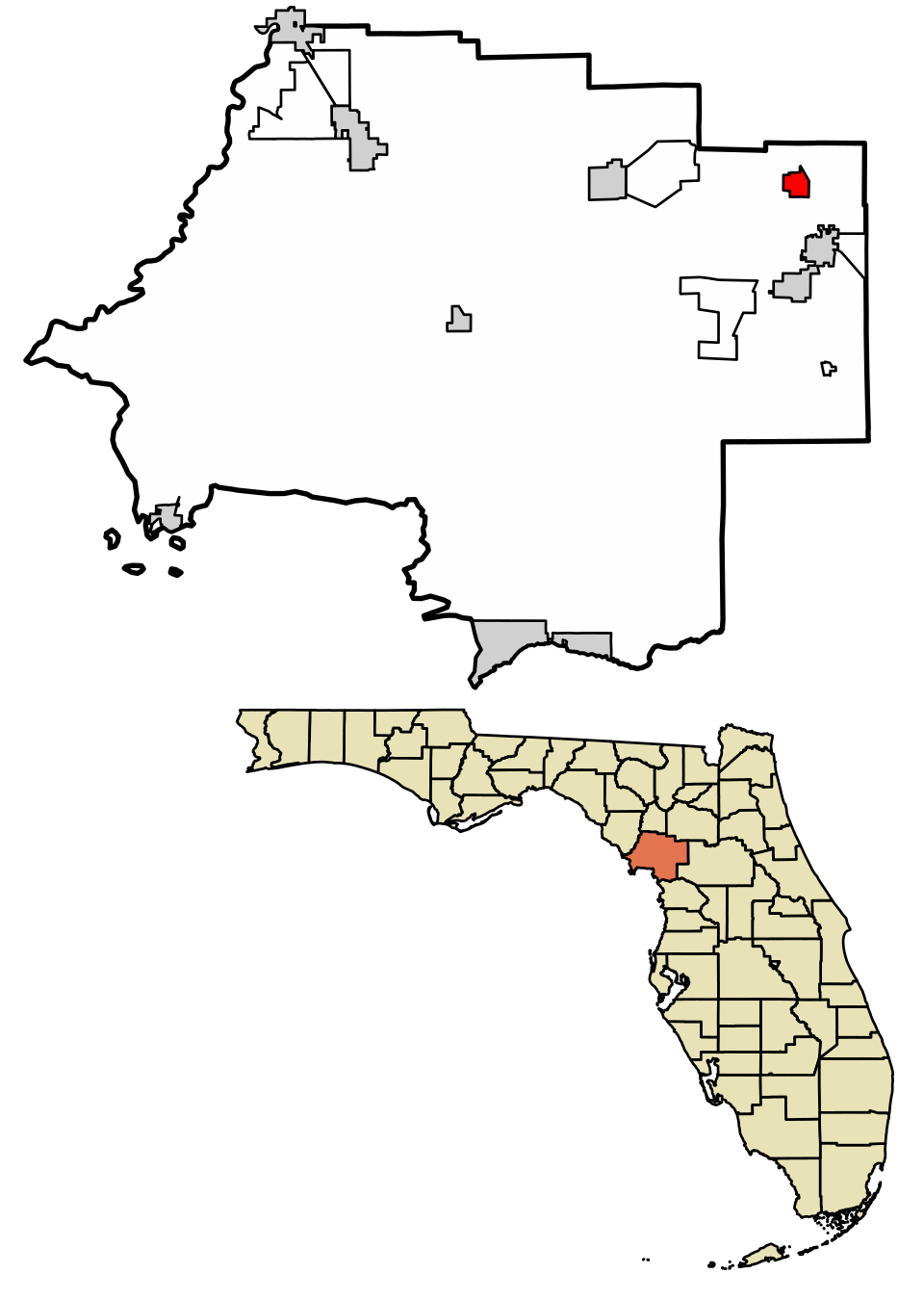Locator map of Raleigh