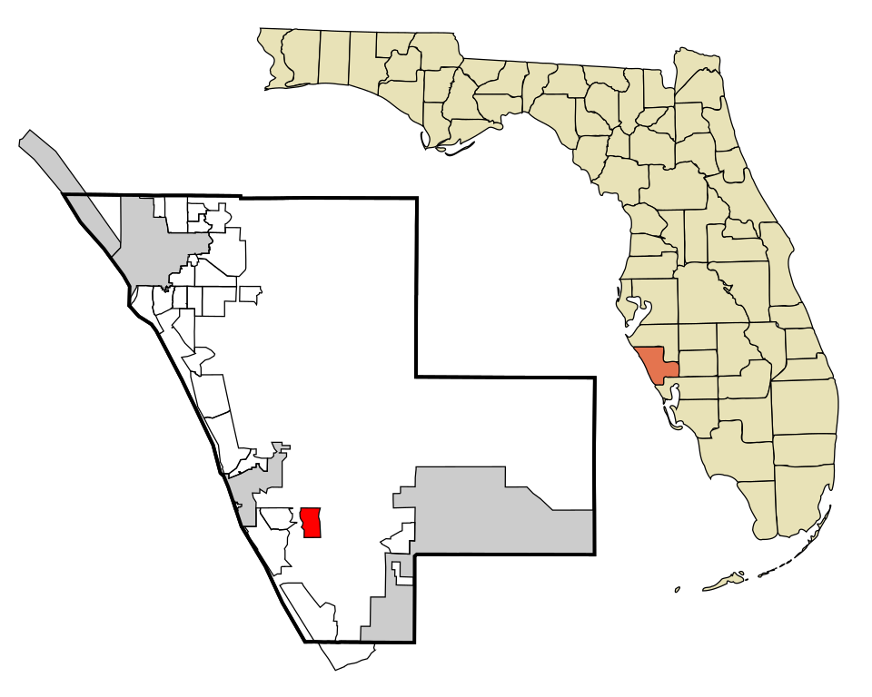 Locator map of Plantation