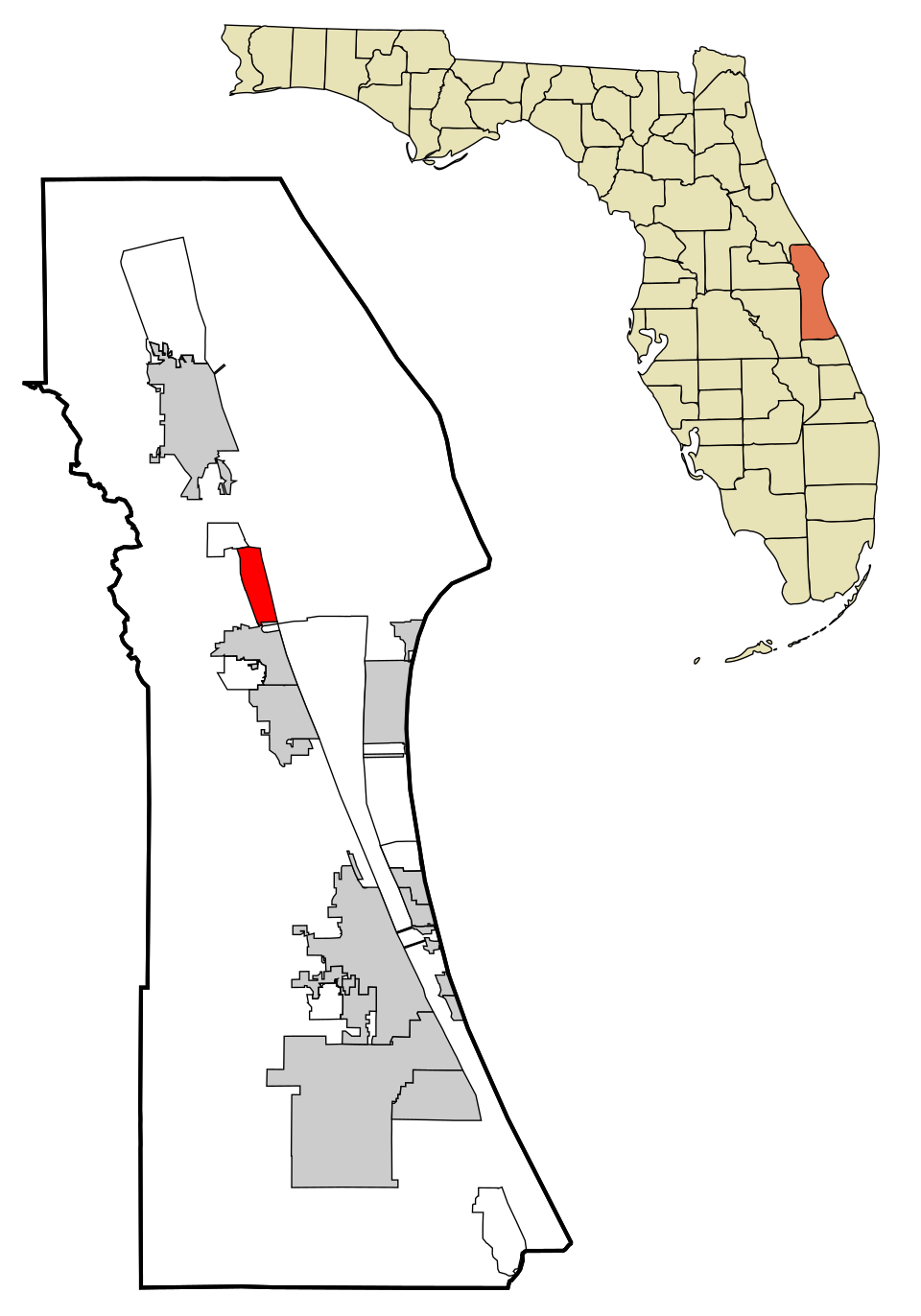 Map of Sharpes
