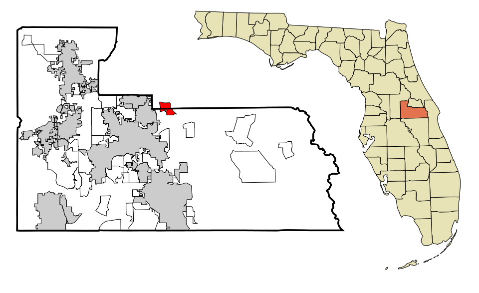 Locator map of Goldenrod