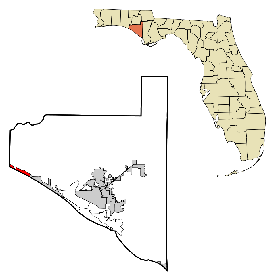 Locator map of Laguna Beach