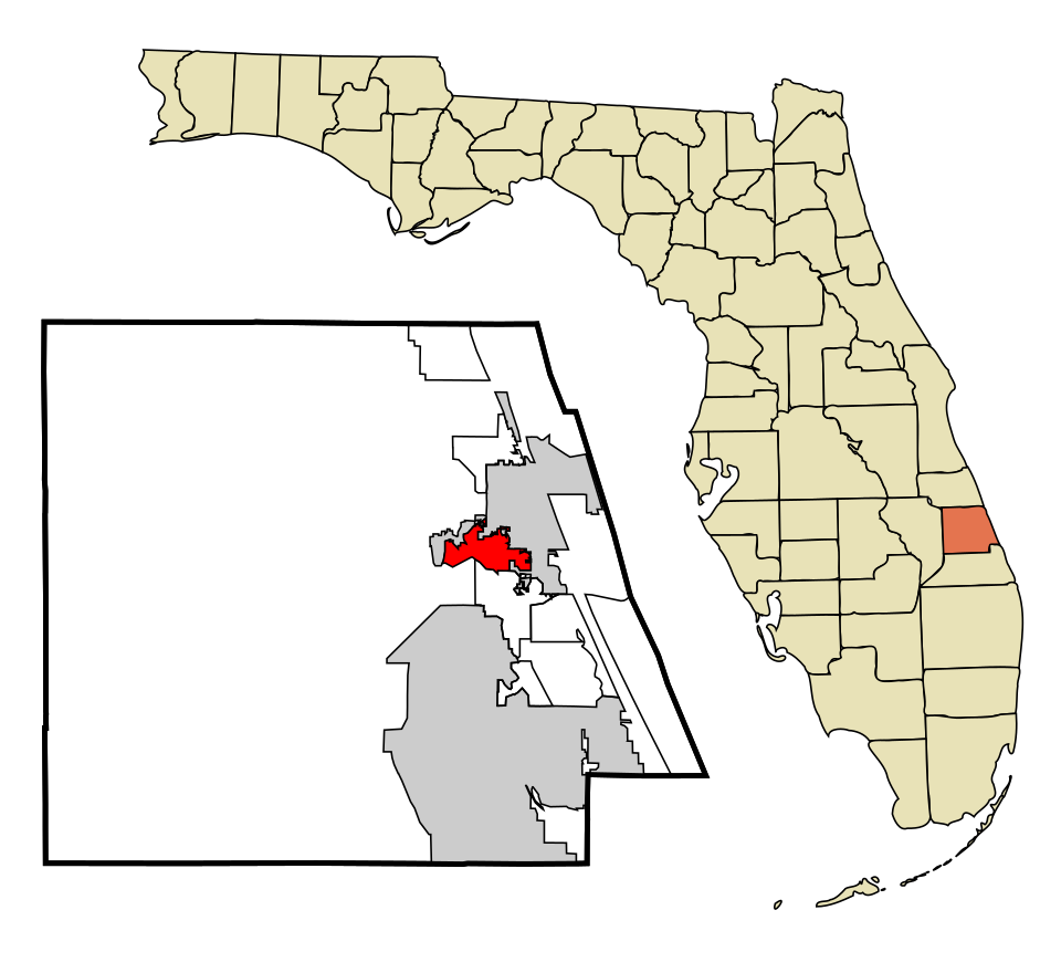Map of Fort Pierce South
