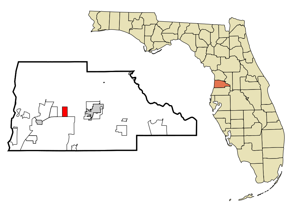 Locator map of Brookridge