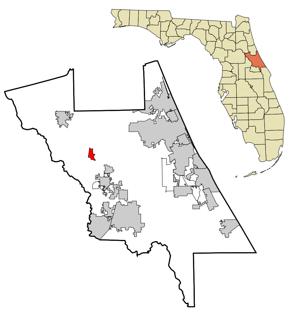 Map of De Leon Springs