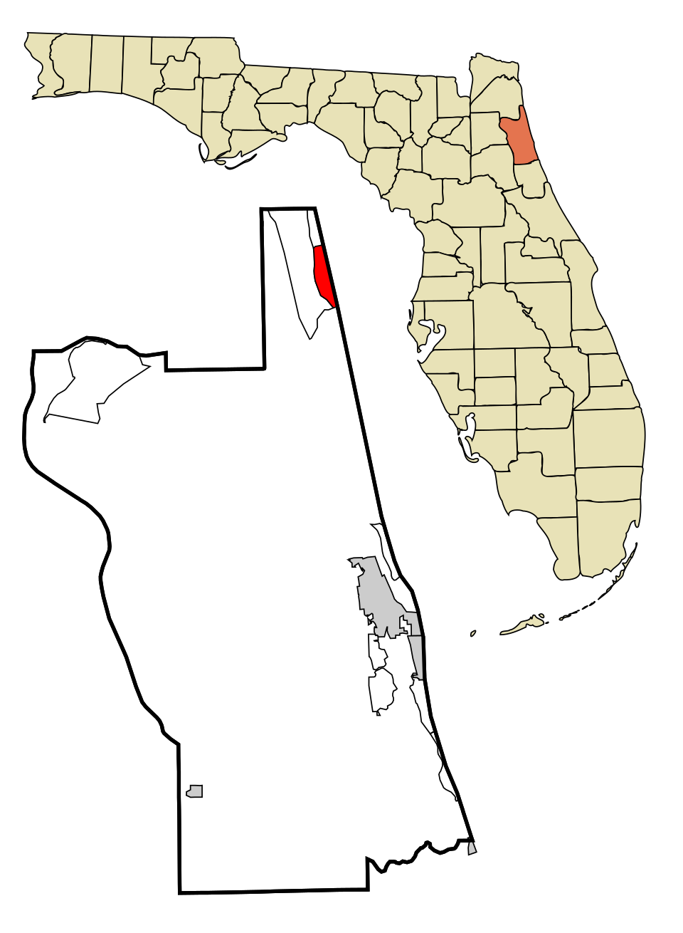 Map of Sawgrass