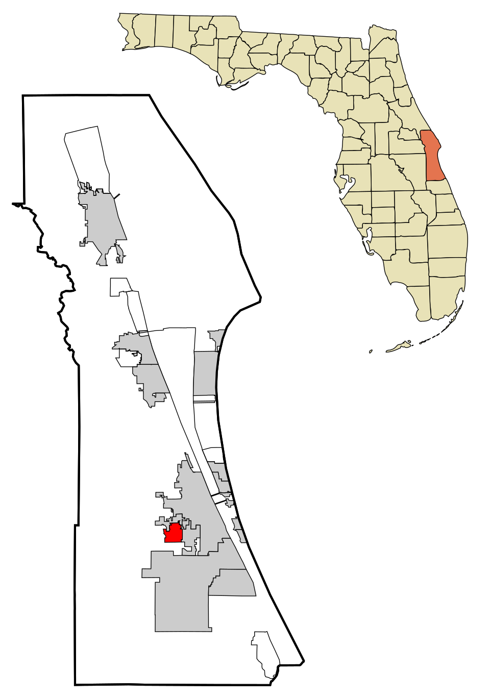 Map of June Park