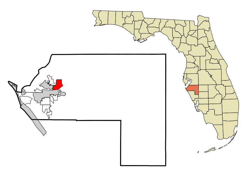 Map of Ellenton