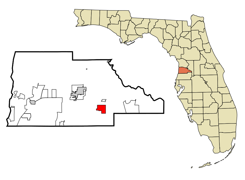 Locator map of Spring Lake
