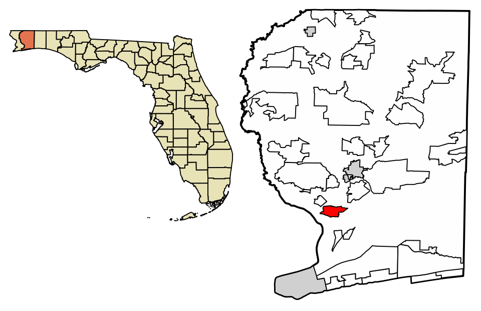 Locator map of Avalon