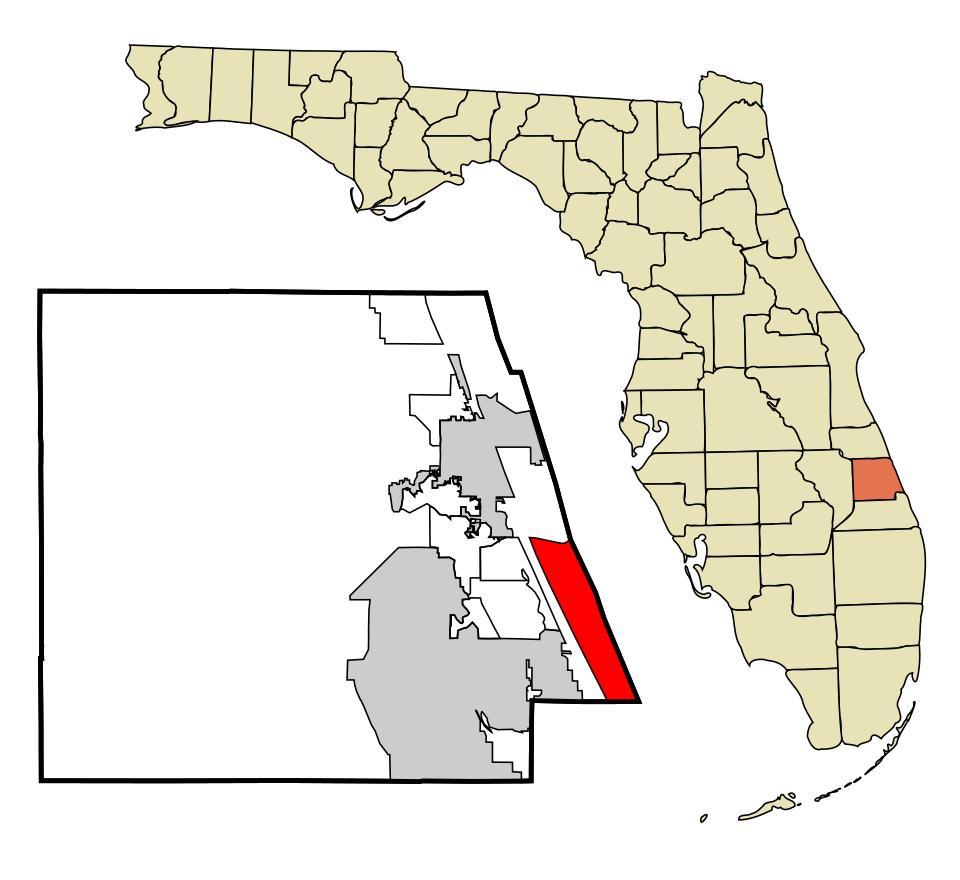 Map of Hutchinson Island South