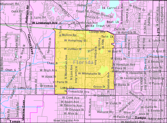 Map of Egypt Lake-Leto