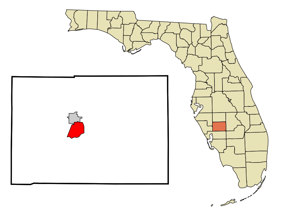 Map of Southeast Arcadia