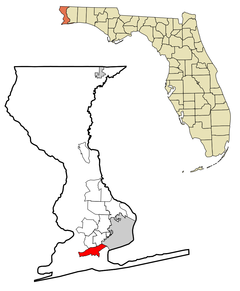 Locator map of Warrington