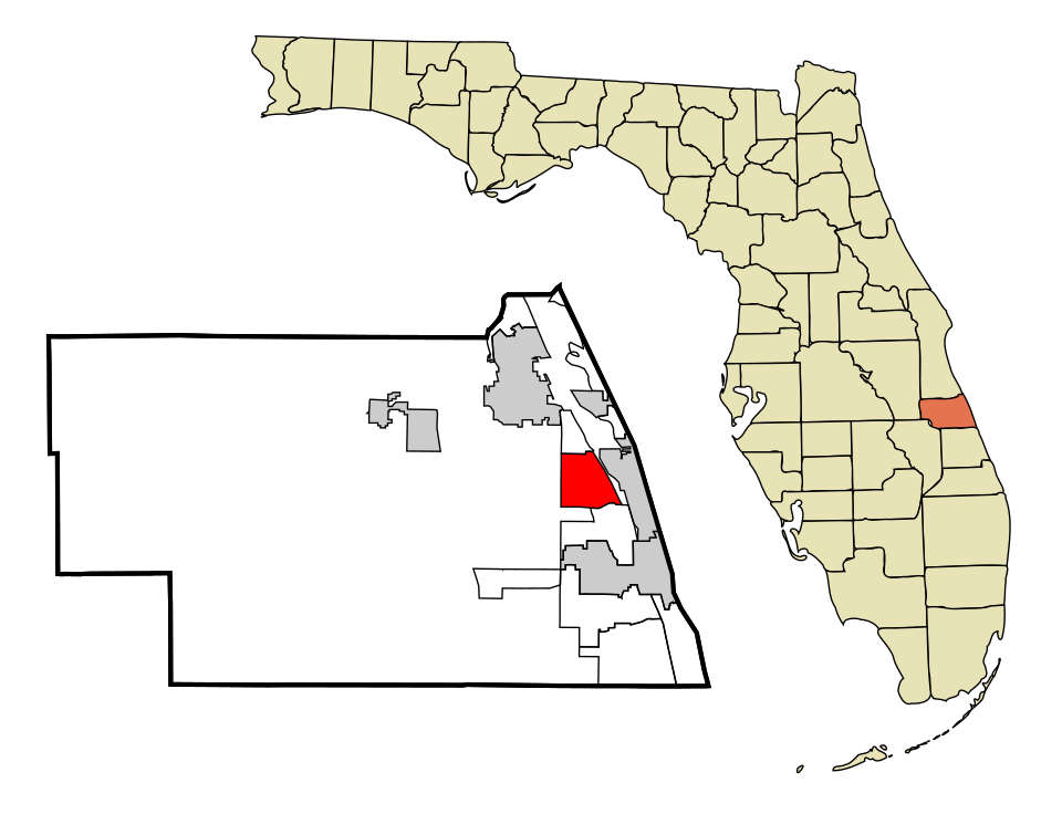 Map of Winter Beach