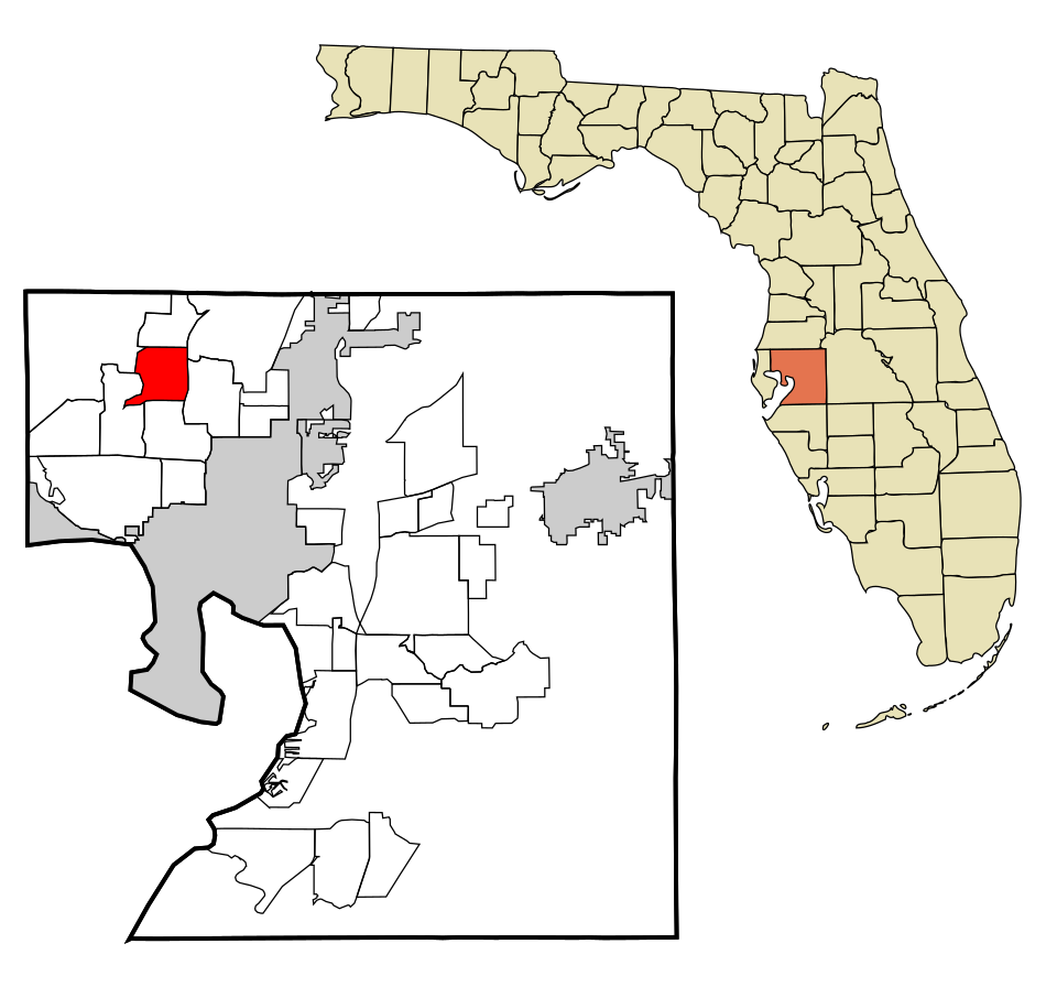 Locator map of Northdale