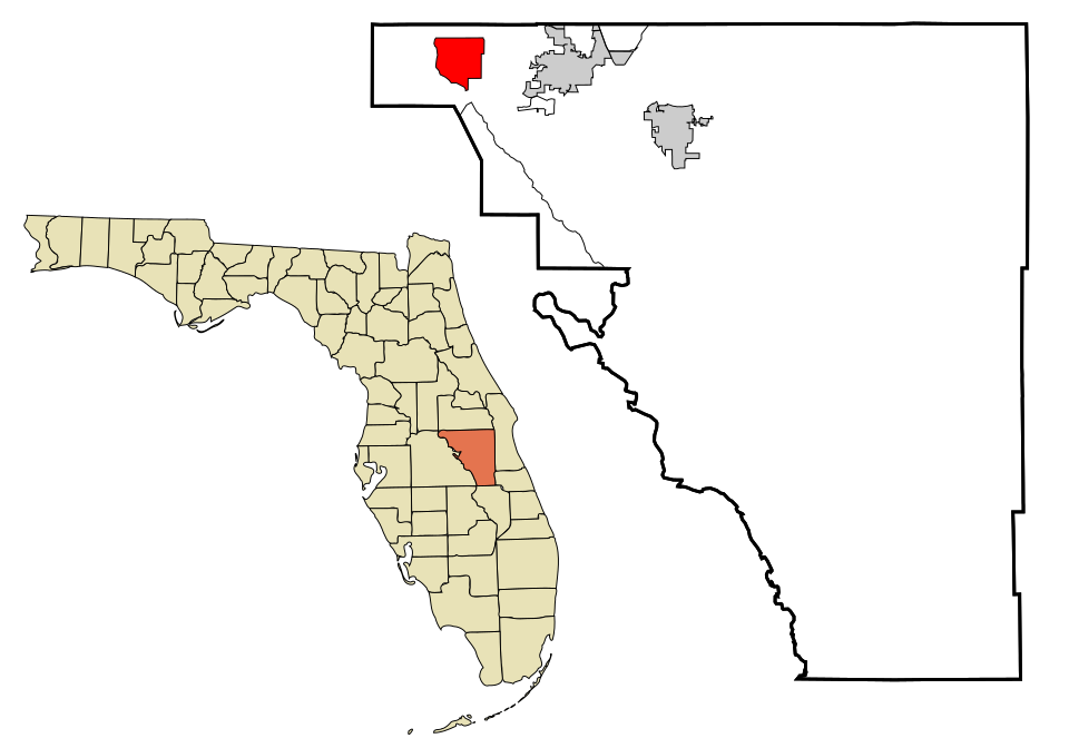 Locator map of Celebration