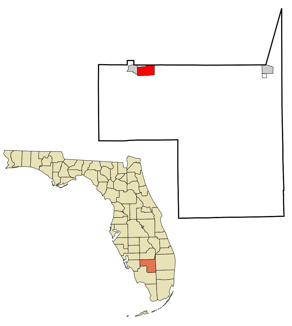 Locator map of Port LaBelle