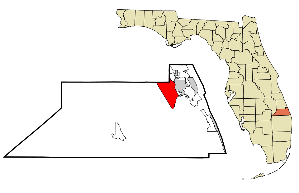 Locator map of Palm