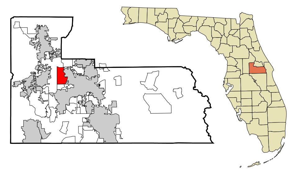 Map of Pine Hills