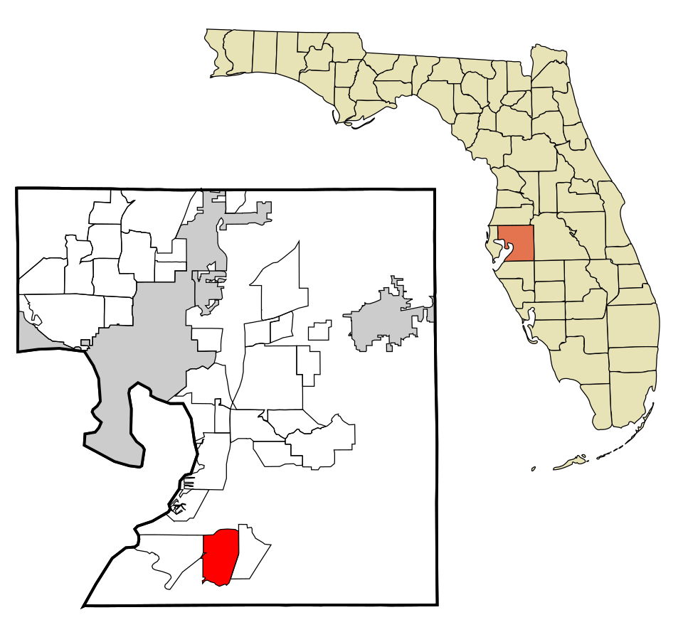 Map of Sun City Center