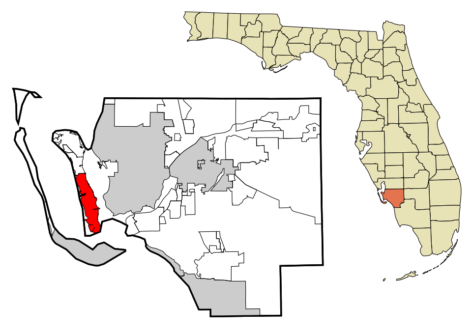 Locator map of St. James