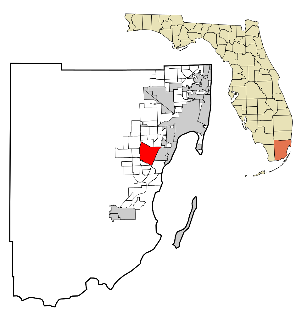 Locator map of Kendall