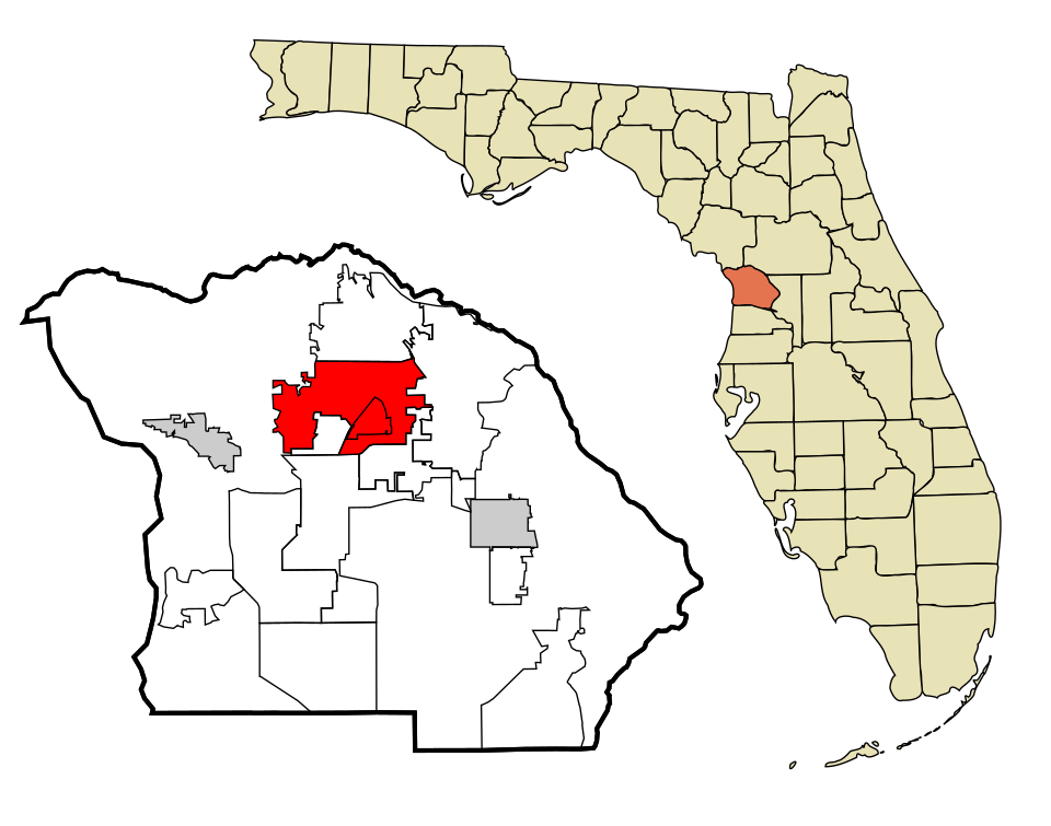 Locator map of Pine Ridge