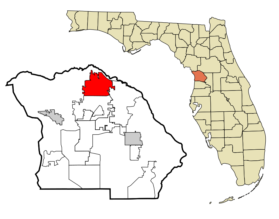 Map of Citrus Springs