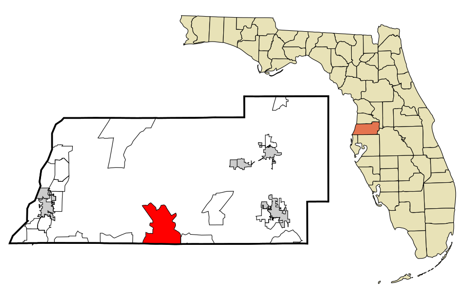 Map of Land O' Lakes