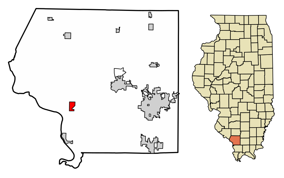 Locator map of Gorham