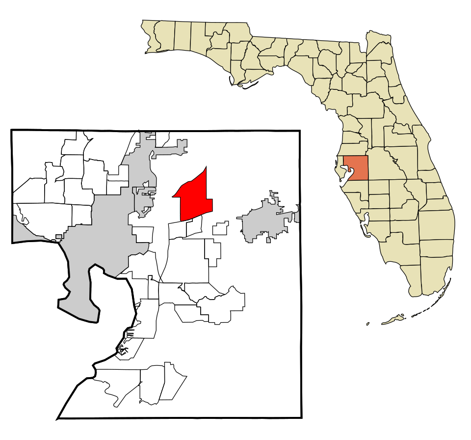 Locator map of Thonotosassa
