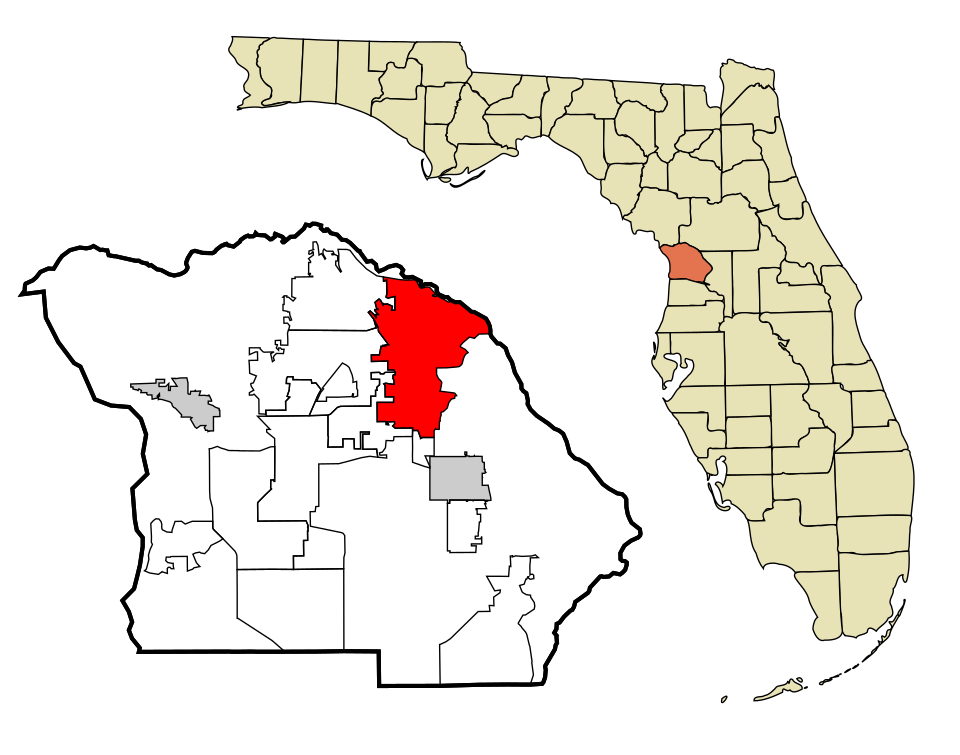 Map of Hernando