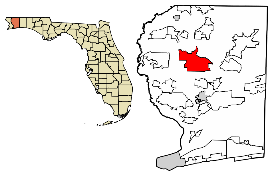 Locator map of Allentown