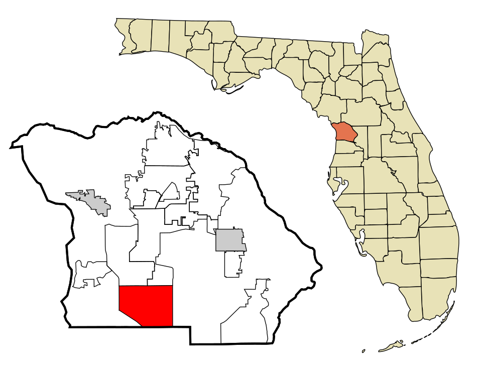 Map of Sugarmill Woods